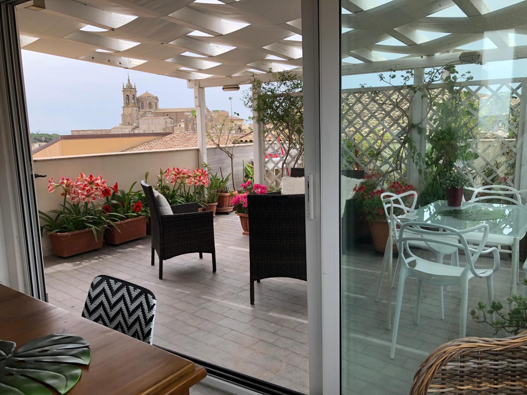 Attico Da Rosa Con Vista Spettacolare A 360 Gradi Apartment Caltagirone Bagian luar foto
